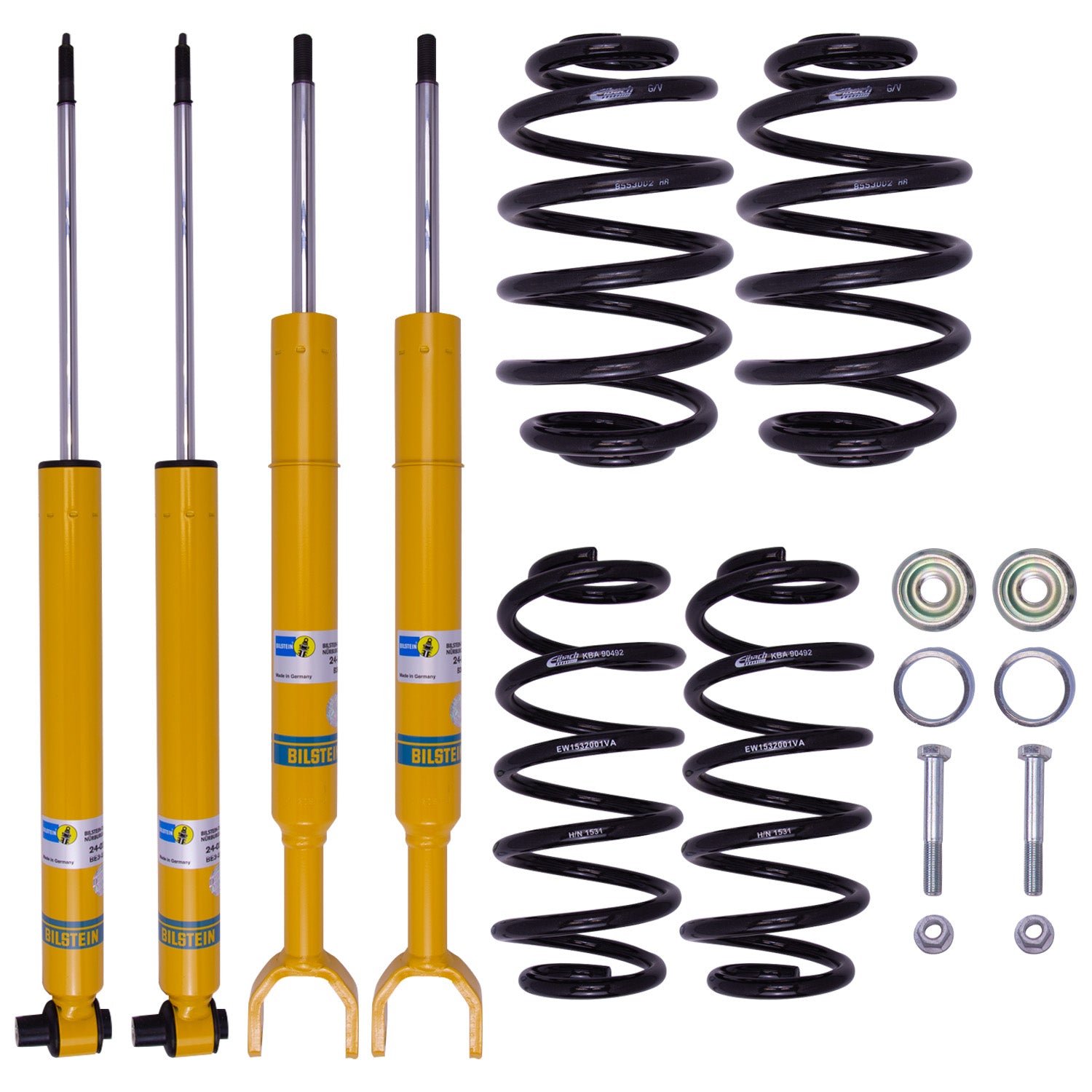 Bilstein B12 2010 Volkswagen Golf TDI Hatchback Front and Rear Suspension Kit