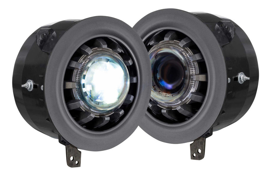 Morimoto Headlights Jeep Gladiator JT (2020-2023) Super7  Bi-LED - Black Housing