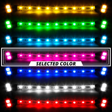 Load image into Gallery viewer, XKGlow 8xPod + 2x8" Strips Single Color XKGLOW LED Accent Light Motorcycle Kit - Amber/ Light Blue/ Blue/ Green/ Pink/ Red/ White - Pink Alternate Image