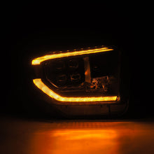 Load image into Gallery viewer, AlphaRex LED Projector Headlights Toyota Tundra (14-21) [MK II NOVA Series w/ DRL &amp; Level Adjuster] Alpha-Black / Black / Chrome - Alpha-Black / w/ Converter Alternate Image