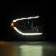 Load image into Gallery viewer, AlphaRex LED Projector Headlights Toyota Tundra (14-21) [G2 Version LUXX Series - DRL Light Tube] Alpha-Black or Black - Alpha-Black / w/ Converter Alternate Image