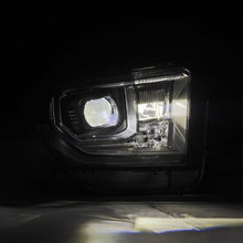 Load image into Gallery viewer, AlphaRex LED Projector Headlights Toyota Tundra (14-21) [G2 Version LUXX Series - DRL Light Tube] Alpha-Black or Black - Alpha-Black / w/ Converter Alternate Image