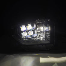 Load image into Gallery viewer, AlphaRex LED Projector Headlights Toyota Tundra (14-21) [MK II NOVA Series w/ DRL &amp; Level Adjuster] Alpha-Black / Black / Chrome - Alpha-Black / w/ Converter Alternate Image