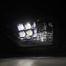 Load image into Gallery viewer, AlphaRex LED Projector Headlights Toyota Tundra (14-21) [MK II NOVA Series w/ DRL &amp; Level Adjuster] Alpha-Black / Black / Chrome - Alpha-Black / w/ Converter Alternate Image
