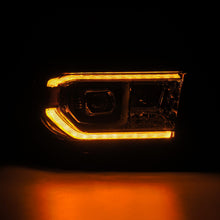 Load image into Gallery viewer, AlphaRex LED Projector Headlights Toyota Tacoma (07-13) [G2 Version LUXX Series - DRL Light Tube] Alpha-Black / Black / Chrome - Black Alternate Image