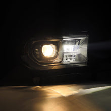Load image into Gallery viewer, AlphaRex LED Projector Headlights Toyota Tacoma (07-13) [G2 Version LUXX Series - DRL Light Tube] Alpha-Black / Black / Chrome - Black Alternate Image