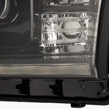 Load image into Gallery viewer, AlphaRex LED Projector Headlights Toyota Tacoma (07-13) [G2 Version LUXX Series - DRL Light Tube] Alpha-Black / Black / Chrome - Black Alternate Image