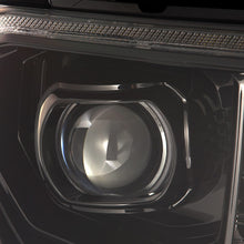 Load image into Gallery viewer, AlphaRex LED Projector Headlights Toyota Tacoma (07-13) [G2 Version LUXX Series - DRL Light Tube] Alpha-Black / Black / Chrome - Black Alternate Image