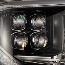 Load image into Gallery viewer, AlphaRex LED Projector Headlights Toyota Tundra (14-21) [MK II NOVA Series w/ DRL &amp; Level Adjuster] Alpha-Black / Black / Chrome - Alpha-Black / w/ Converter Alternate Image