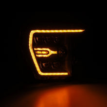 Load image into Gallery viewer, AlphaRex LED Projector Headlights Ford F150 / F150 Raptor (21-23) [3D Ice Cube LED - NOVA Series w/ DRL] 14th Gen Style Black or Jet Black Alternate Image