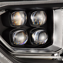 Load image into Gallery viewer, AlphaRex LED Projector Headlights Toyota Tundra (14-21) [MK II NOVA Series w/ DRL &amp; Level Adjuster] Alpha-Black / Black / Chrome - Alpha-Black / w/ Converter Alternate Image