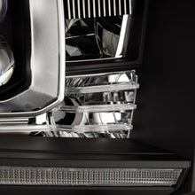 Load image into Gallery viewer, AlphaRex LED Projector Headlights Toyota Tundra (14-21) [MK II NOVA Series w/ DRL &amp; Level Adjuster] Alpha-Black / Black / Chrome - Alpha-Black / w/ Converter Alternate Image
