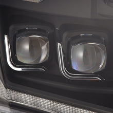 Load image into Gallery viewer, AlphaRex LED Projector Headlights Ford F150 / F150 Raptor (21-23) [3D Ice Cube LED - NOVA Series w/ DRL] 14th Gen Style Black or Jet Black Alternate Image