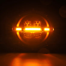 Load image into Gallery viewer, AlphaRex LED Projector Headlights Jeep Wrangler JL (18-23) [3D Ice-Cube LED - NOVA Series w/ DRL] Alpha-Black or Black - Black Alternate Image