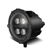 Load image into Gallery viewer, AlphaRex LED Projector Headlights Jeep Wrangler JL (18-23) [3D Ice-Cube LED - NOVA Series w/ DRL] Alpha-Black or Black - Black Alternate Image