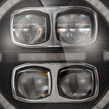 Load image into Gallery viewer, AlphaRex LED Projector Headlights Jeep Wrangler JL (18-23) [3D Ice-Cube LED - NOVA Series w/ DRL] Alpha-Black or Black - Black Alternate Image