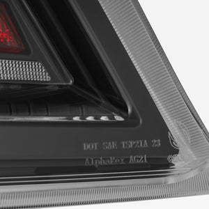 AlphaRex LED Tail Lights GR86 / BRZ (21-24) LUXX Series - Black Smoke / Vivid Red / Alpha-Black