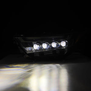 AlphaRex Projector Headlights Toyota RAV4 (19-23) [Low or High Trim] LED Nova Series w/ LED DRL - Black or Alpha-Black