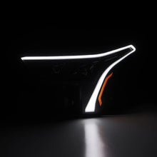 Load image into Gallery viewer, AlphaRex LED Projector Headlights Toyota Tundra (22-23) [LUXX Series - DRL Light Tube] Alpha-Black or Black - Alpha-Black w/ White DRL / Stock Reflector Alternate Image