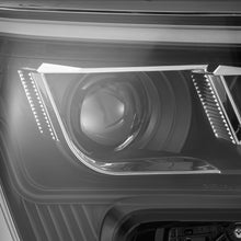 Load image into Gallery viewer, AlphaRex LED Projector Headlights Toyota Tundra (22-23) [LUXX Series - DRL Light Tube] Alpha-Black or Black - Alpha-Black w/ White DRL / Stock Reflector Alternate Image