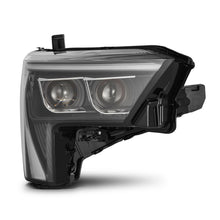 Load image into Gallery viewer, AlphaRex LED Projector Headlights Toyota Sequoia (22-23) [LUXX Series - DRL Light Tube] Alpha-Black or Black - Alpha-Black w/ White DRL / Stock Reflector Alternate Image