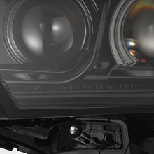 Load image into Gallery viewer, AlphaRex LED Projector Headlights Toyota Tundra (22-23) [LUXX Series - DRL Light Tube] Alpha-Black or Black - Alpha-Black w/ White DRL / Stock Reflector Alternate Image