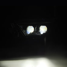 Load image into Gallery viewer, AlphaRex LED Projector Headlights Toyota Tundra (22-23) [LUXX Series - DRL Light Tube] Alpha-Black or Black - Alpha-Black w/ White DRL / Stock Reflector Alternate Image