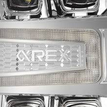 Load image into Gallery viewer, AlphaRex LED Projector Headlights Chevy Silverado 1500 (16-18) [3D Ice-Cube LED - NOVA Series w/ DRL] Black / Chrome / Jet Black - Alpha-Black / w/ Converter Alternate Image