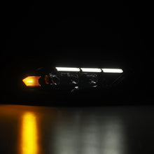 Load image into Gallery viewer, AlphaRex LED Projector Headlights Ford Mustang (18-22) S550 [3D Ice-Cube LED - NOVA Series w/ DRL] Alpha-Black or Black Alternate Image