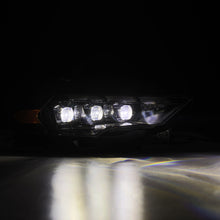 Load image into Gallery viewer, AlphaRex LED Projector Headlights Ford Mustang (18-22) S550 [3D Ice-Cube LED - NOVA Series w/ DRL] Alpha-Black or Black Alternate Image