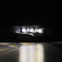Load image into Gallery viewer, AlphaRex LED Projector Headlights Ford Mustang (18-22) S550 [3D Ice-Cube LED - NOVA Series w/ DRL] Alpha-Black or Black Alternate Image