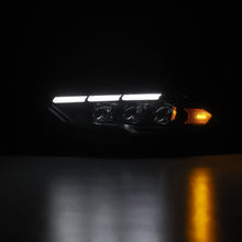 Load image into Gallery viewer, AlphaRex LED Projector Headlights Ford Mustang (18-22) S550 [3D Ice-Cube LED - NOVA Series w/ DRL] Alpha-Black or Black Alternate Image