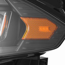 Load image into Gallery viewer, AlphaRex LED Projector Headlights Ford Mustang (18-22) S550 [3D Ice-Cube LED - NOVA Series w/ DRL] Alpha-Black or Black - Tribar DRL / Black Alternate Image