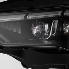 Load image into Gallery viewer, AlphaRex LED Projector Headlights Ford Mustang (18-22) S550 [3D Ice-Cube LED - NOVA Series w/ DRL] Alpha-Black or Black Alternate Image