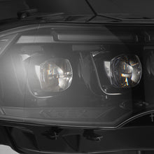 Load image into Gallery viewer, AlphaRex LED Projector Headlights Ford Mustang (18-22) S550 [3D Ice-Cube LED - NOVA Series w/ DRL] Alpha-Black or Black - Tribar DRL / Black Alternate Image