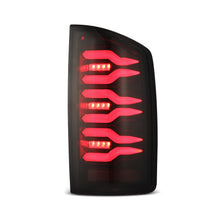 Load image into Gallery viewer, AlphaRex LED Tail Lights Dodge Ram (07-09) LUXX Series - Black / Black-Red / Alpha-Black - Black Alternate Image