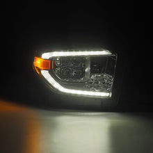 Load image into Gallery viewer, AlphaRex LED Projector Headlights Toyota Tundra (14-21) [MK II NOVA Series w/ DRL &amp; Level Adjuster] Alpha-Black / Black / Chrome - Alpha-Black / w/ Converter Alternate Image