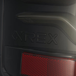 AlphaRex LED Tail Lights GMC Sierra (14-18) LUXX Series - Alpha-Black / Black / Black-Red