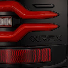 Load image into Gallery viewer, AlphaRex LED Tail Lights GMC Sierra (14-18) LUXX Series - Alpha-Black / Black / Black-Red Alternate Image