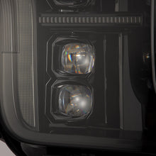 Load image into Gallery viewer, AlphaRex LED Projector Headlights Ford F150 (18-20) [3D Ice Cube LED - NOVA Series w/ DRL] 14th Gen Style Black or Jet Black - Black / w/ Converter Alternate Image
