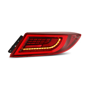 AlphaRex LED Tail Lights GR86 / BRZ (21-24) LUXX Series - Black Smoke / Vivid Red / Alpha-Black