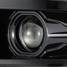 Load image into Gallery viewer, AlphaRex Projector Headlights Chevy Silverado (14-15) G2 Version Pro Series - Sequential - Alpha-Black / Black / Chrome Alternate Image