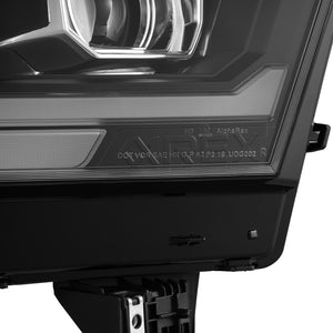 AlphaRex Projector Headlights Ram 1500 (19-23) G2 Version Pro Series - Sequential - Alpha-Black or Black