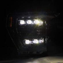 Load image into Gallery viewer, AlphaRex LED Projector Headlights Ford F150 / F150 Raptor (21-23) [3D Ice Cube LED - NOVA Series w/ DRL] 14th Gen Style Black or Jet Black Alternate Image