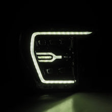 Load image into Gallery viewer, AlphaRex LED Projector Headlights Ford F150 / F150 Raptor (21-23) [3D Ice Cube LED - NOVA Series w/ DRL] 14th Gen Style Black or Jet Black Alternate Image