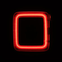 Load image into Gallery viewer, AlphaRex LED Tail Lights Jeep Wrangler JL (18-23) [Prismatic - NOVA Series] Alpha-Black or Black-Red - Alpha-Black Alternate Image