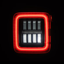 Load image into Gallery viewer, AlphaRex LED Tail Lights Jeep Wrangler JL (18-23) [Prismatic - NOVA Series] Alpha-Black or Black-Red - Alpha-Black Alternate Image