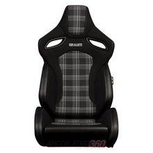 Load image into Gallery viewer, BRAUM Orue-S Seats (Reclinable) Honeycomb Alcantara or Plaid Fabric Alternate Image