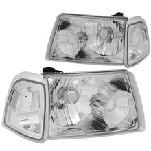 Load image into Gallery viewer, DNA Headlights for Ford Ranger (2001-2011) with Black or Chrome Housing and Clear or Smoke Lens Alternate Image
