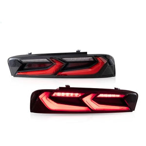 Auto Addict Tail Lights Chevy Camaro (16-18) Gen 6 Camaro Style / w/ Sequential Turn Signals / Umbra Style / Velox Style